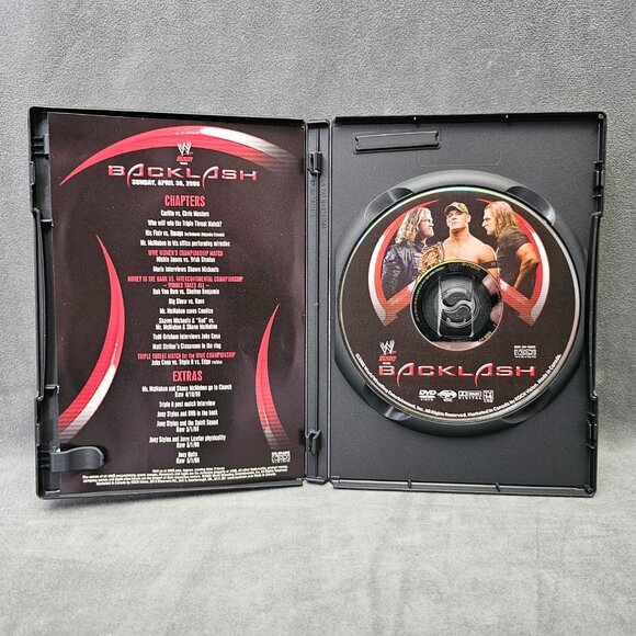 WWE - Backlash 2006 (DVD, 2006) PPV , Very Good Disc! B2-25 - Picture 3 of 3